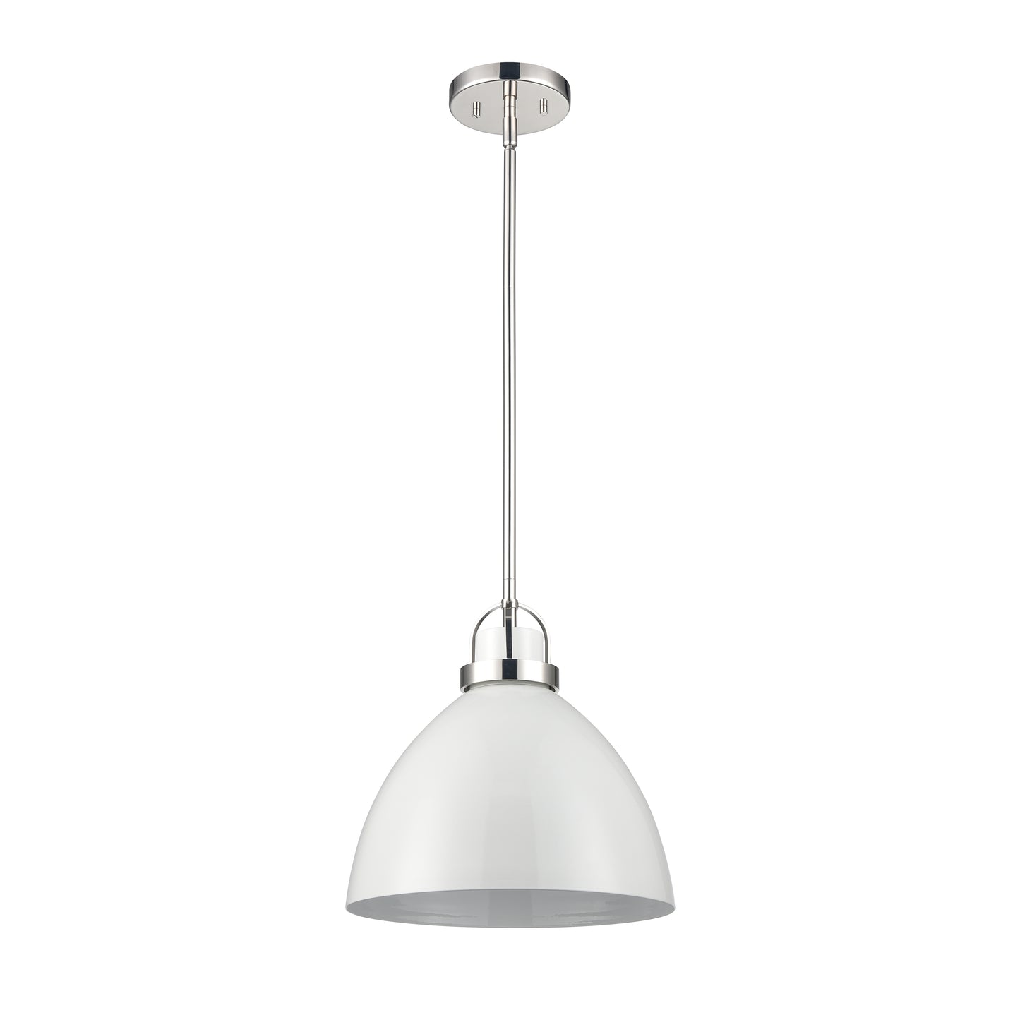 ELK SHOWROOM 89650/1 Somerville 12'' Wide 1-Light Pendant - Gloss White