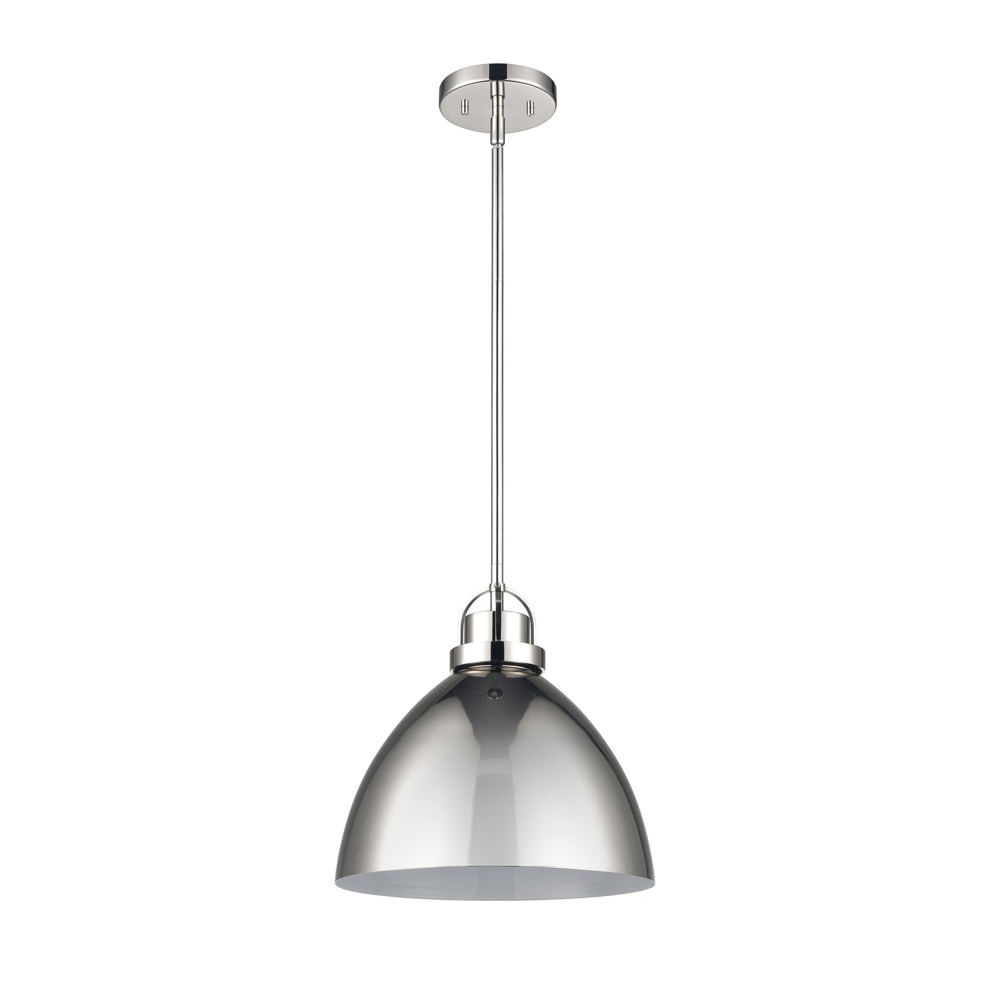 ELK SHOWROOM 89660/1 Somerville 12'' Wide 1-Light Pendant - Polished Nickel