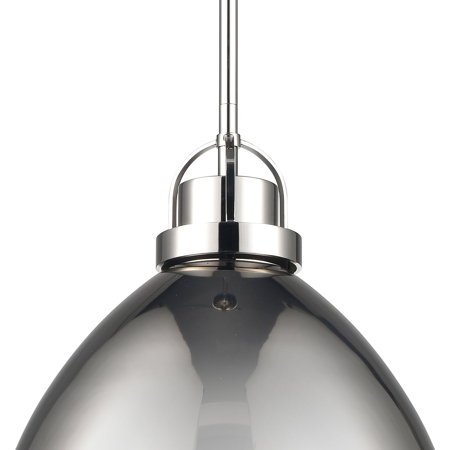 ELK SHOWROOM 89660/1 Somerville 12'' Wide 1-Light Pendant - Polished Nickel