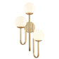 ELK SHOWROOM 89673/3 Caroline 28'' High 3-Light Left Sconce - Brushed Gold