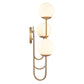 ELK SHOWROOM 89673/3 Caroline 28'' High 3-Light Left Sconce - Brushed Gold