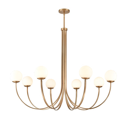 ELK SHOWROOM 89679/8 Caroline 54'' Wide 8-Light Chandelier - Brushed Gold