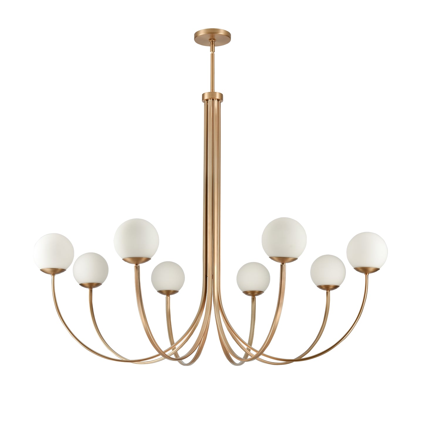 ELK SHOWROOM 89679/8 Caroline 54'' Wide 8-Light Chandelier - Brushed Gold