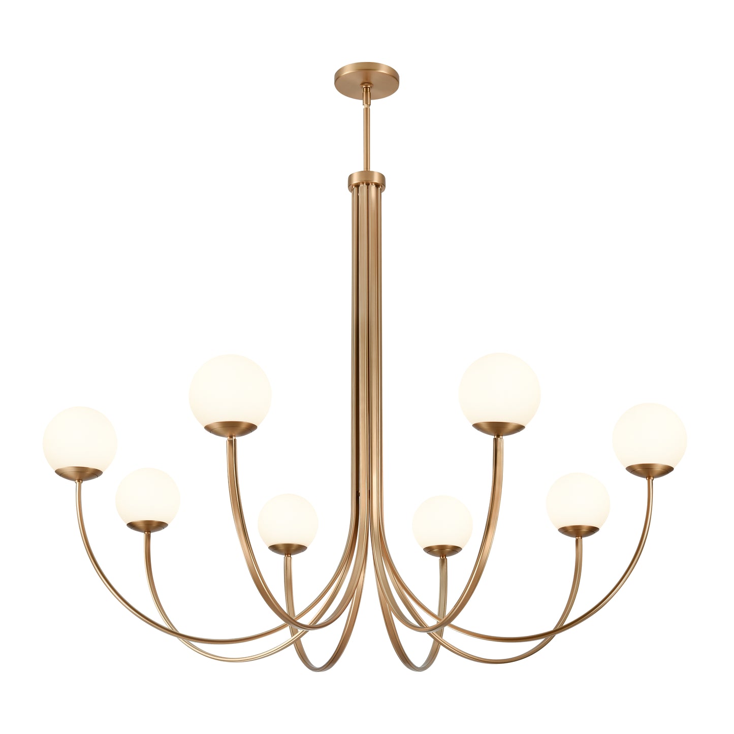 ELK SHOWROOM 89679/8 Caroline 54'' Wide 8-Light Chandelier - Brushed Gold