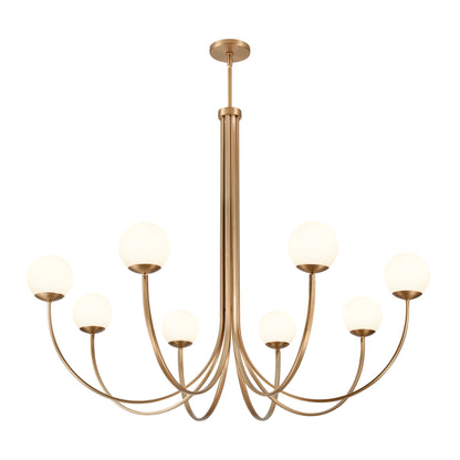 ELK SHOWROOM 89679/8 Caroline 54'' Wide 8-Light Chandelier - Brushed Gold