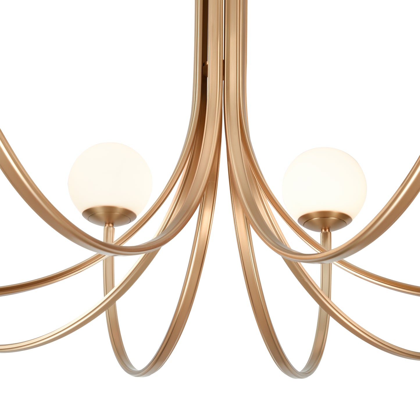 ELK SHOWROOM 89679/8 Caroline 54'' Wide 8-Light Chandelier - Brushed Gold