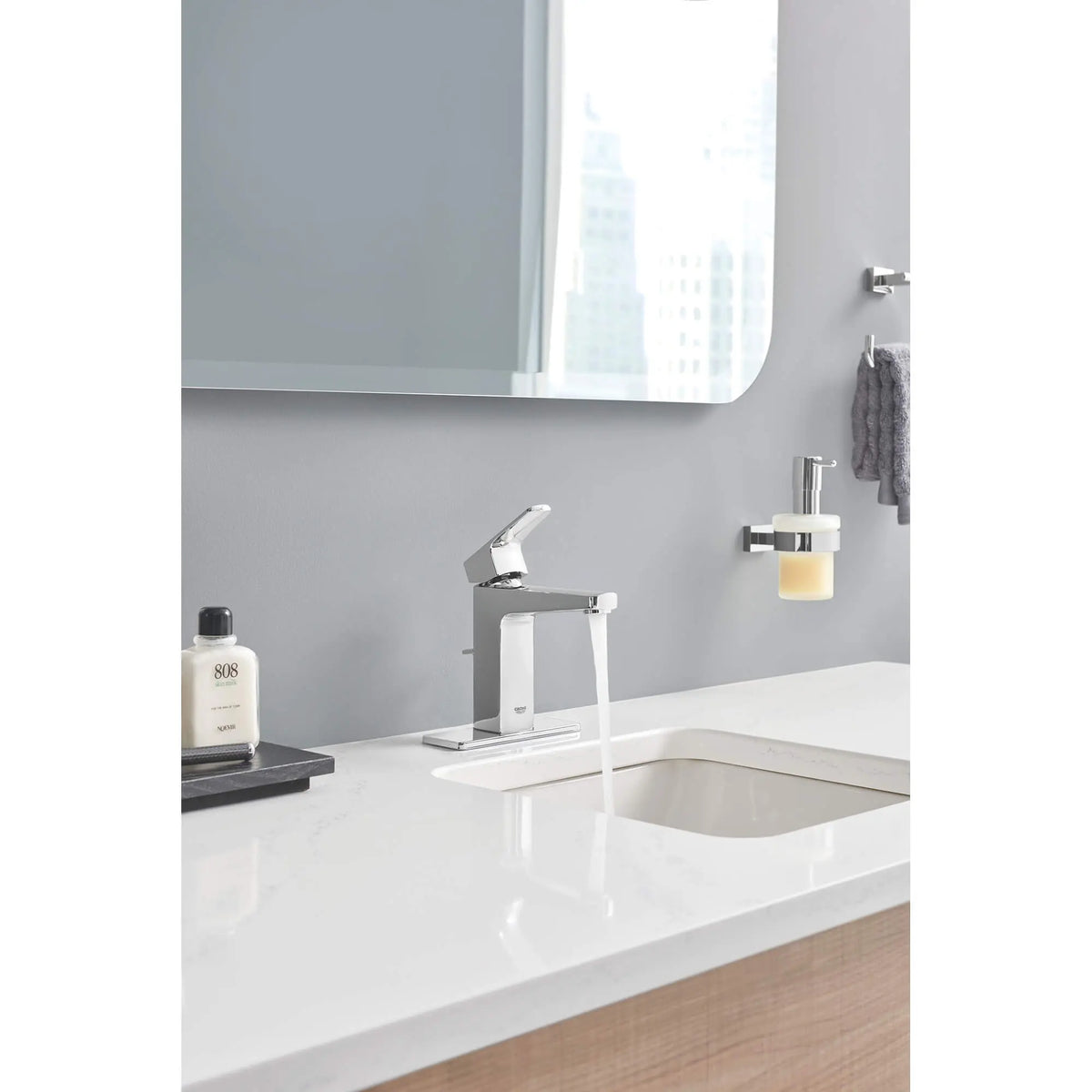 GROHE 23838000 Tallinn Single Hole Single-Handle Bathroom Faucet, 1.2 GPM - Chrome