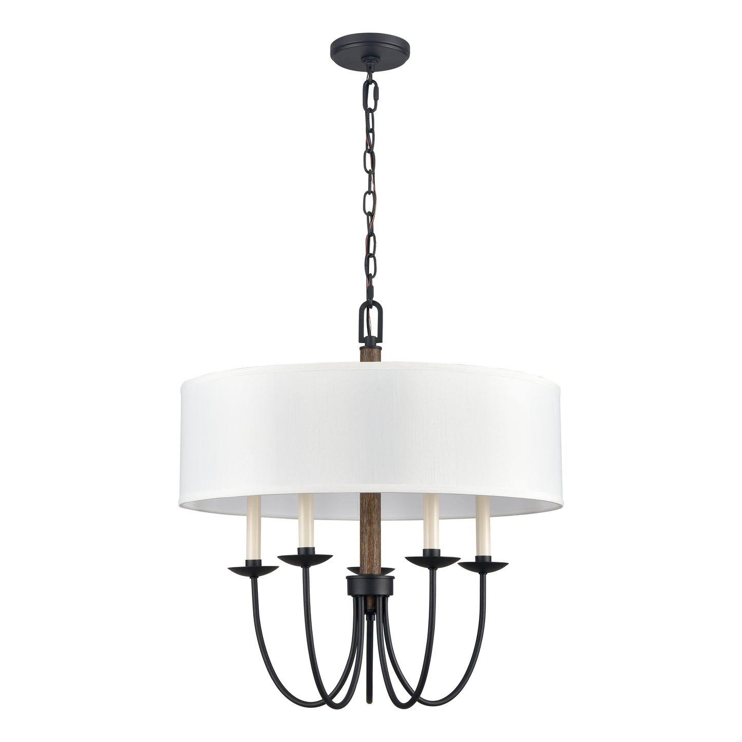 ELK SHOWROOM 89706/5 Neville 23'' Wide 5-Light Chandelier - Charcoal Black