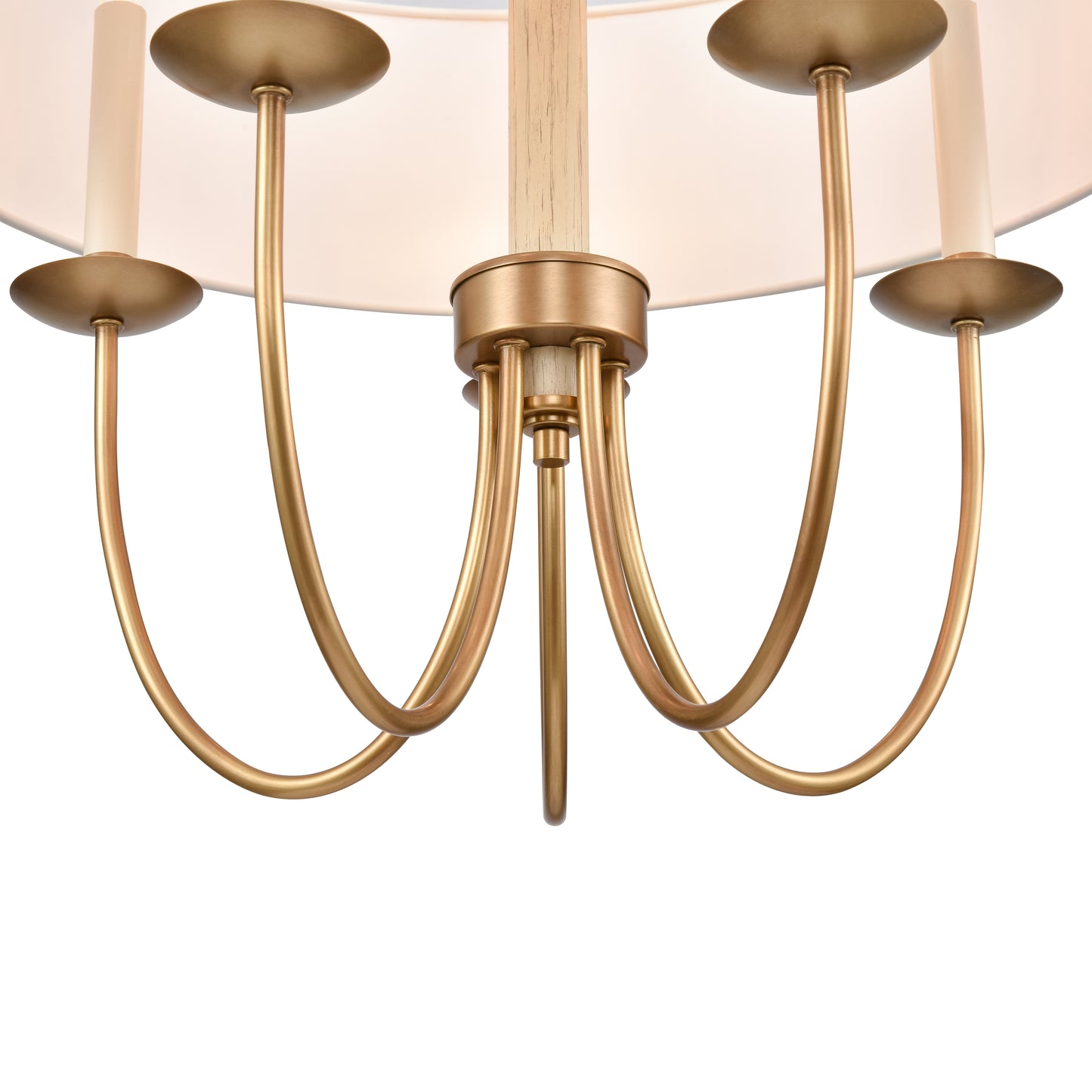 ELK SHOWROOM 89716/5 Neville 23'' Wide 5-Light Chandelier - Natural Brass