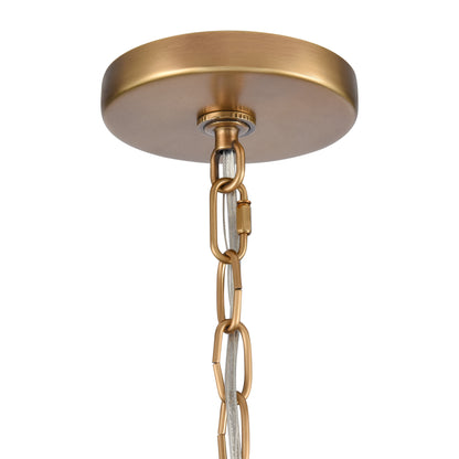 ELK SHOWROOM 89726/8 Cecil 28'' Wide 8-Light Chandelier - Natural Brass