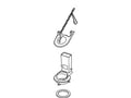 KOHLER Flush Valve Assembly, Service, K-89827