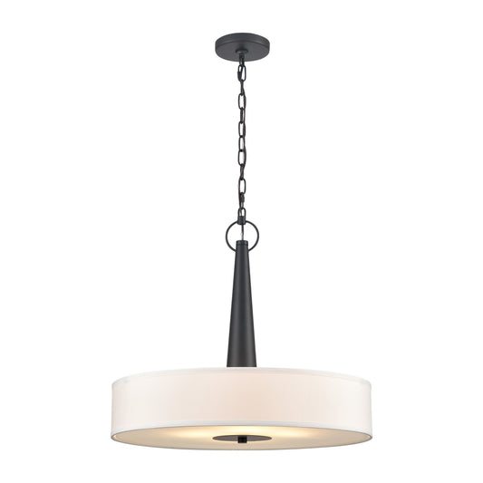 ELK SHOWROOM 89835/4 Leo 22'' Wide 4-Light Pendant - Matte Black