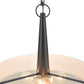 ELK SHOWROOM 89835/4 Leo 22'' Wide 4-Light Pendant - Matte Black