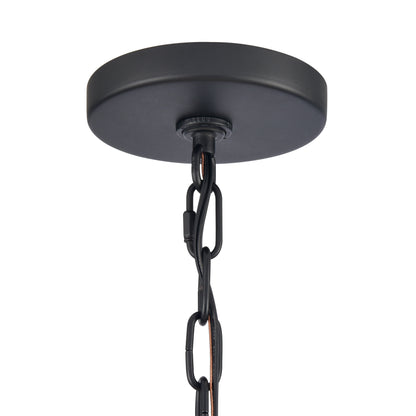 ELK SHOWROOM 89835/4 Leo 22'' Wide 4-Light Pendant - Matte Black