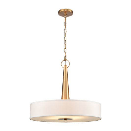 ELK SHOWROOM 89845/4 Leo 22'' Wide 4-Light Pendant - Brushed Gold