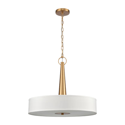 ELK SHOWROOM 89845/4 Leo 22'' Wide 4-Light Pendant - Brushed Gold