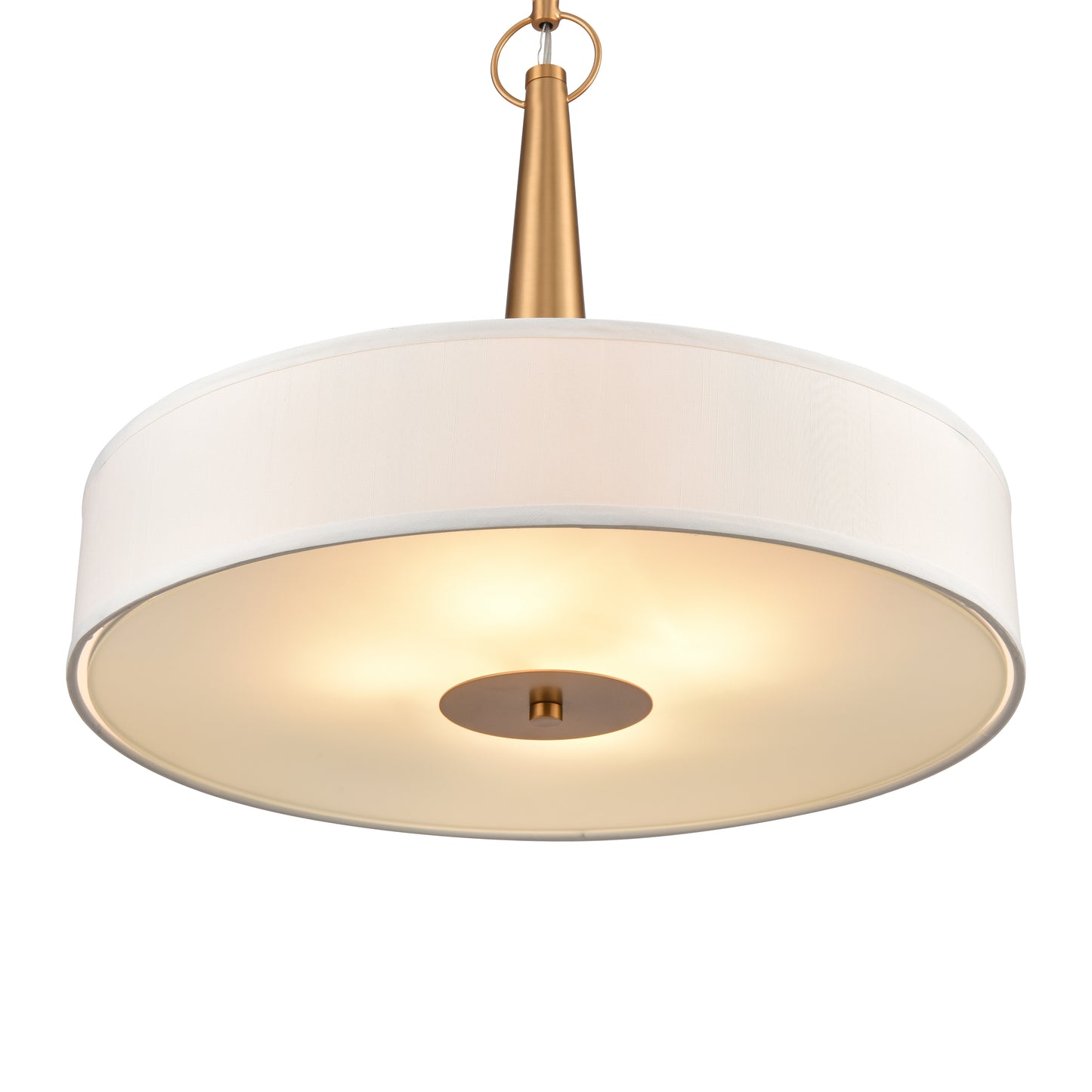 ELK SHOWROOM 89845/4 Leo 22'' Wide 4-Light Pendant - Brushed Gold