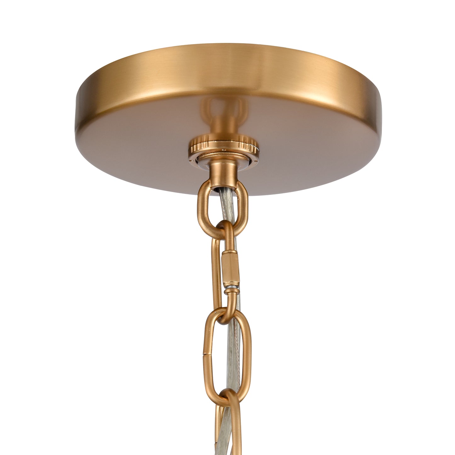 ELK SHOWROOM 89845/4 Leo 22'' Wide 4-Light Pendant - Brushed Gold