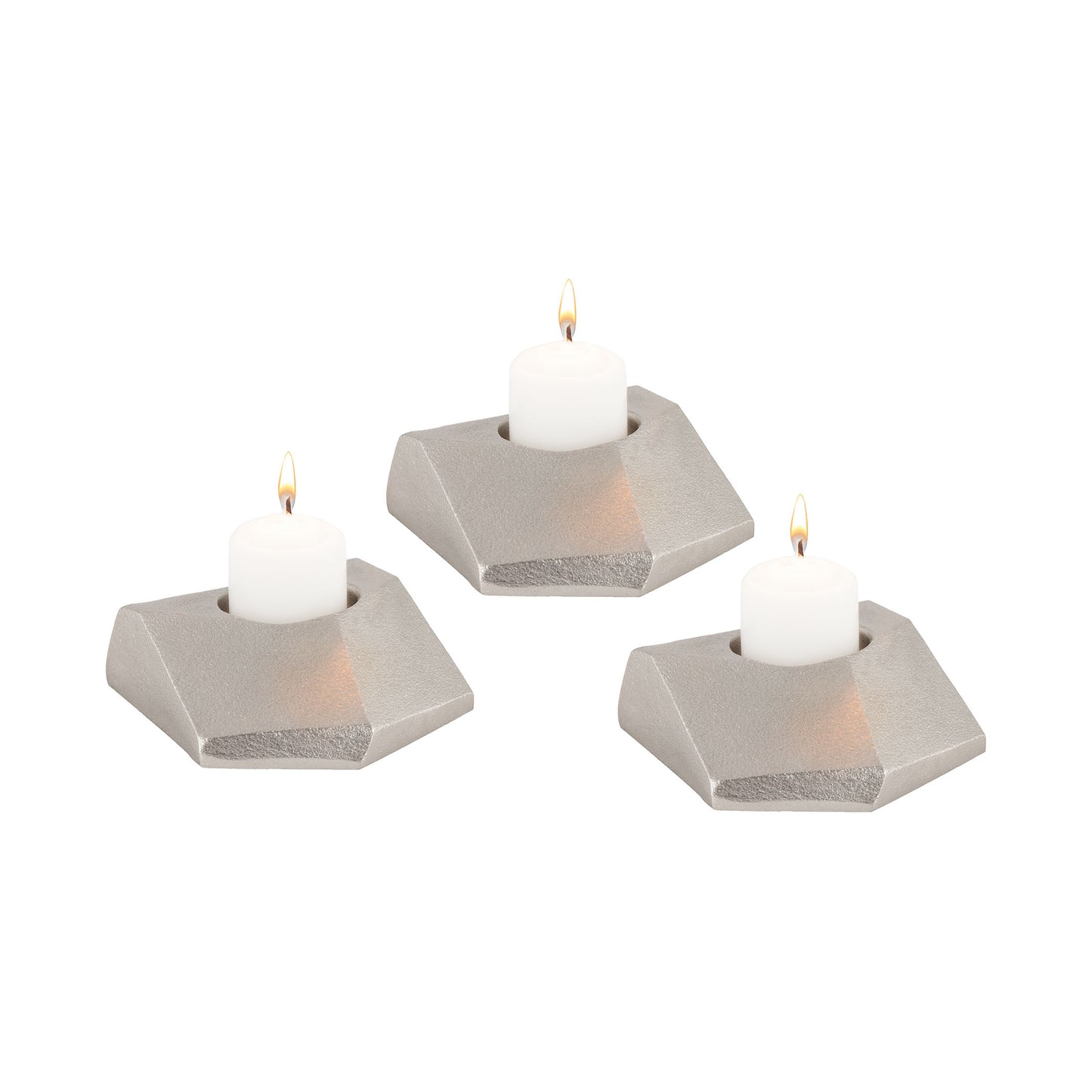 ELK SIGNATURE 8987-036/S3 Trope Tea Light Holders (Set of 3)