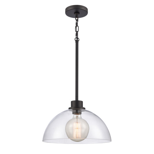 ELK SHOWROOM 89905/1 Julian 14'' Wide 1-Light Pendant - Matte Black