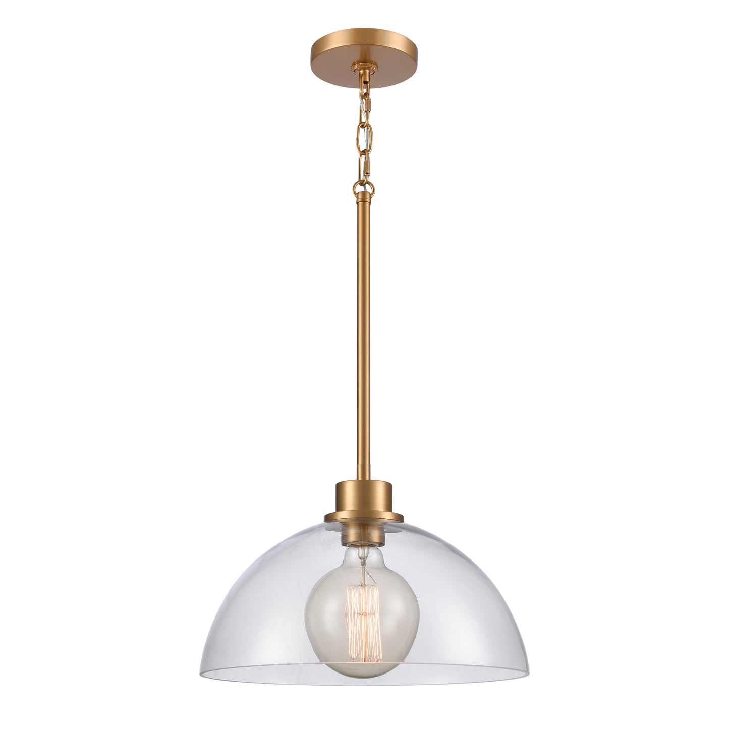 ELK SHOWROOM 89915/1 Julian 14'' Wide 1-Light Pendant - Brushed Gold