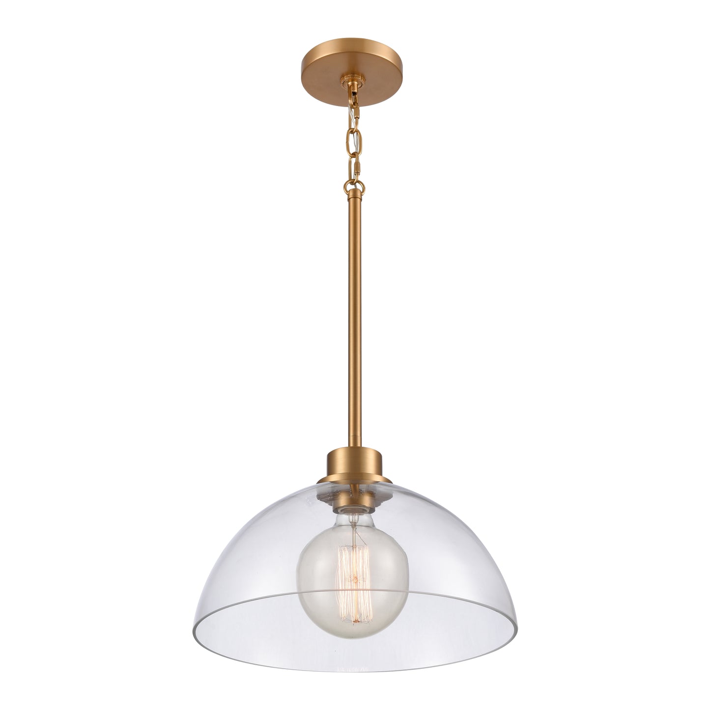 ELK SHOWROOM 89915/1 Julian 14'' Wide 1-Light Pendant - Brushed Gold