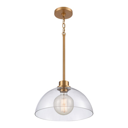 ELK SHOWROOM 89915/1 Julian 14'' Wide 1-Light Pendant - Brushed Gold