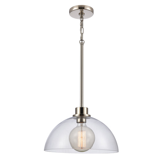 ELK SHOWROOM 89925/1 Julian 14'' Wide 1-Light Pendant - Polished Nickel