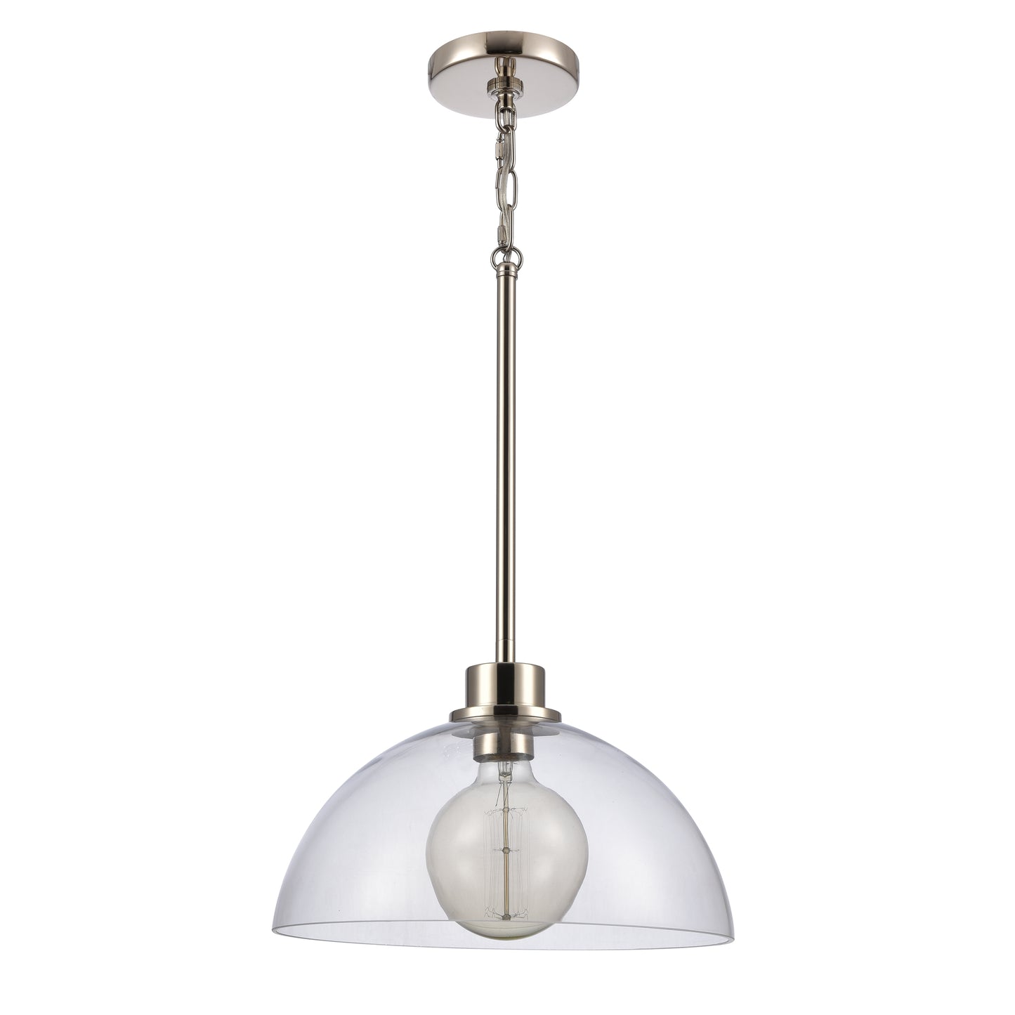 ELK SHOWROOM 89925/1 Julian 14'' Wide 1-Light Pendant - Polished Nickel