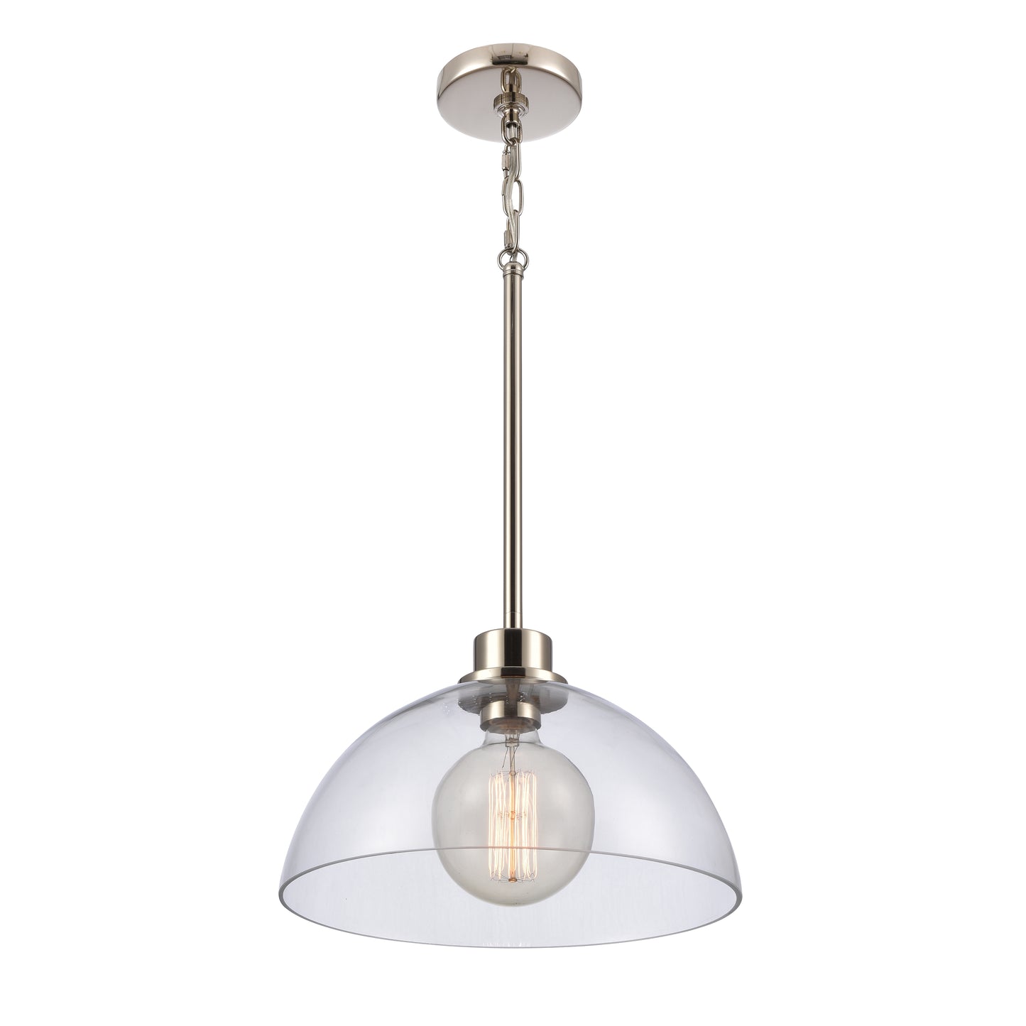 ELK SHOWROOM 89925/1 Julian 14'' Wide 1-Light Pendant - Polished Nickel