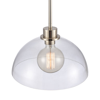 ELK SHOWROOM 89925/1 Julian 14'' Wide 1-Light Pendant - Polished Nickel