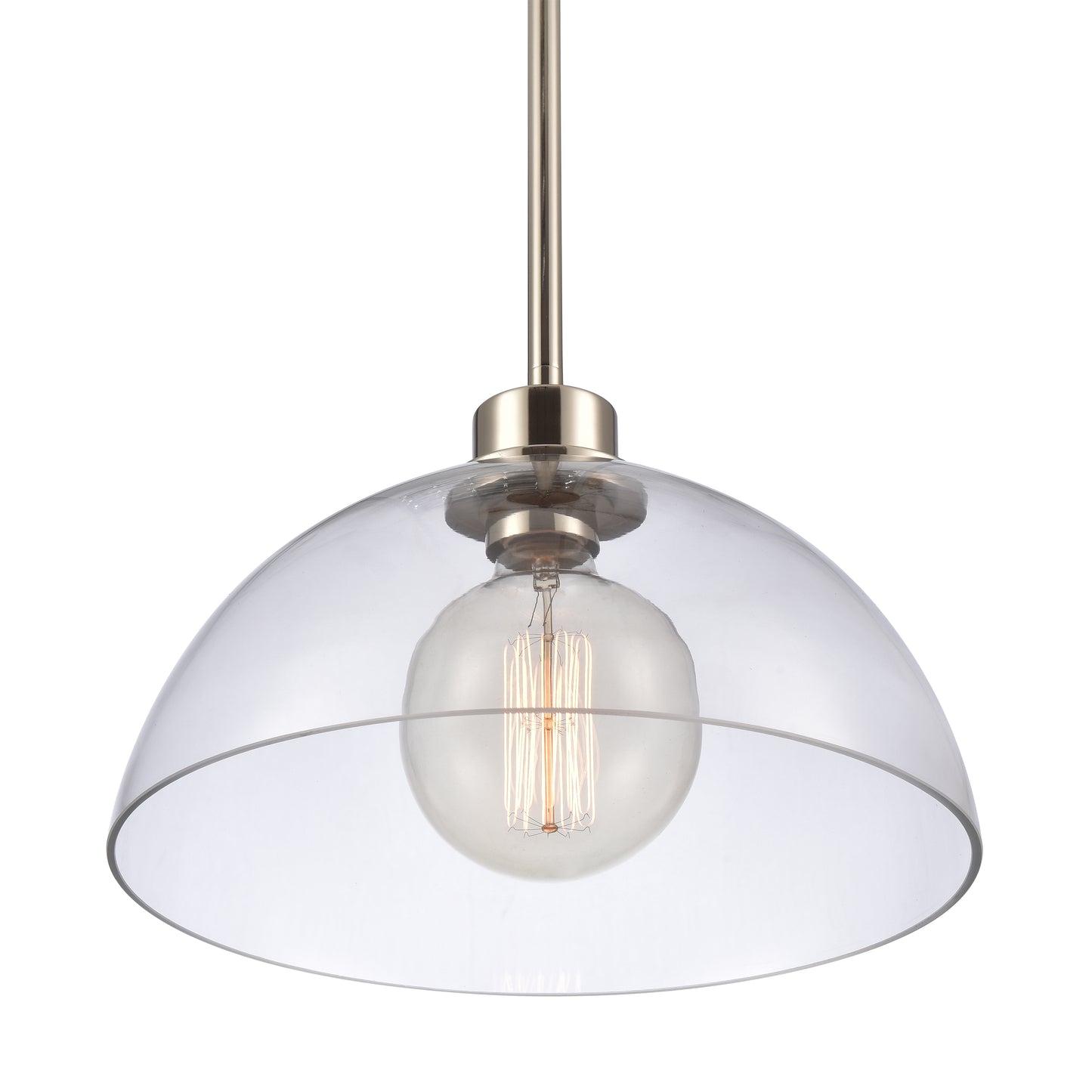 ELK SHOWROOM 89925/1 Julian 14'' Wide 1-Light Pendant - Polished Nickel