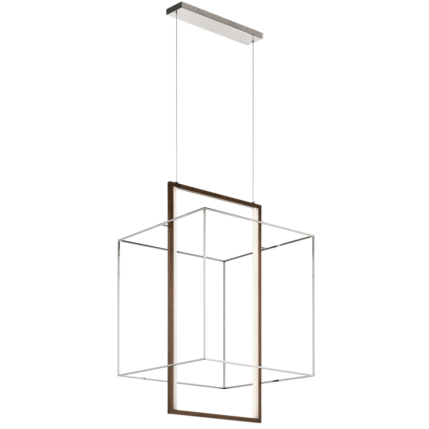 KICHLER 84044 Viho Led Foyer Chandelier Polished Nickel