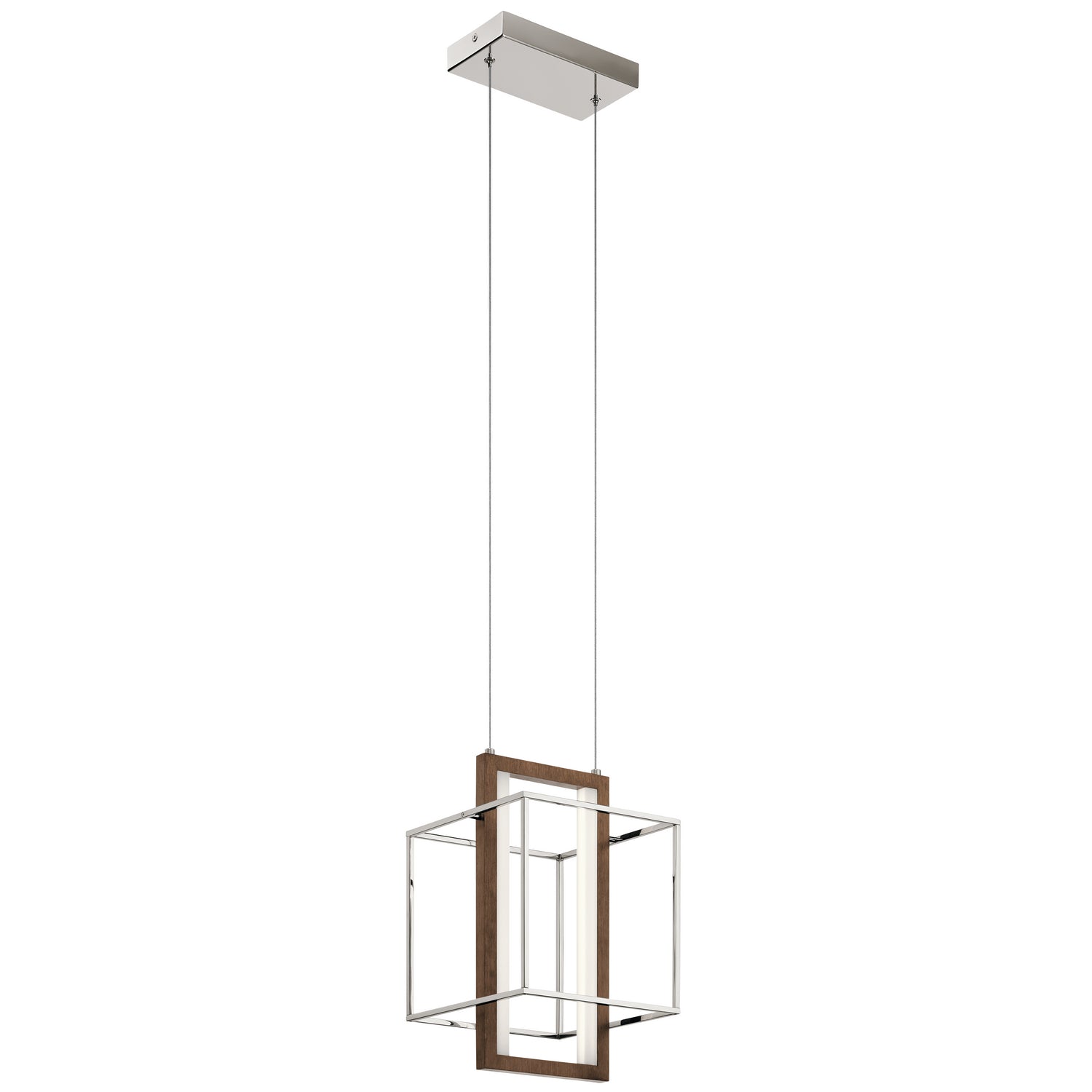 KICHLER 84045 Viho 10" Led Pendant Polished Nickel