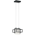 ELAN 84052 Vega 1 Light LED Mini Pendant Matte Black