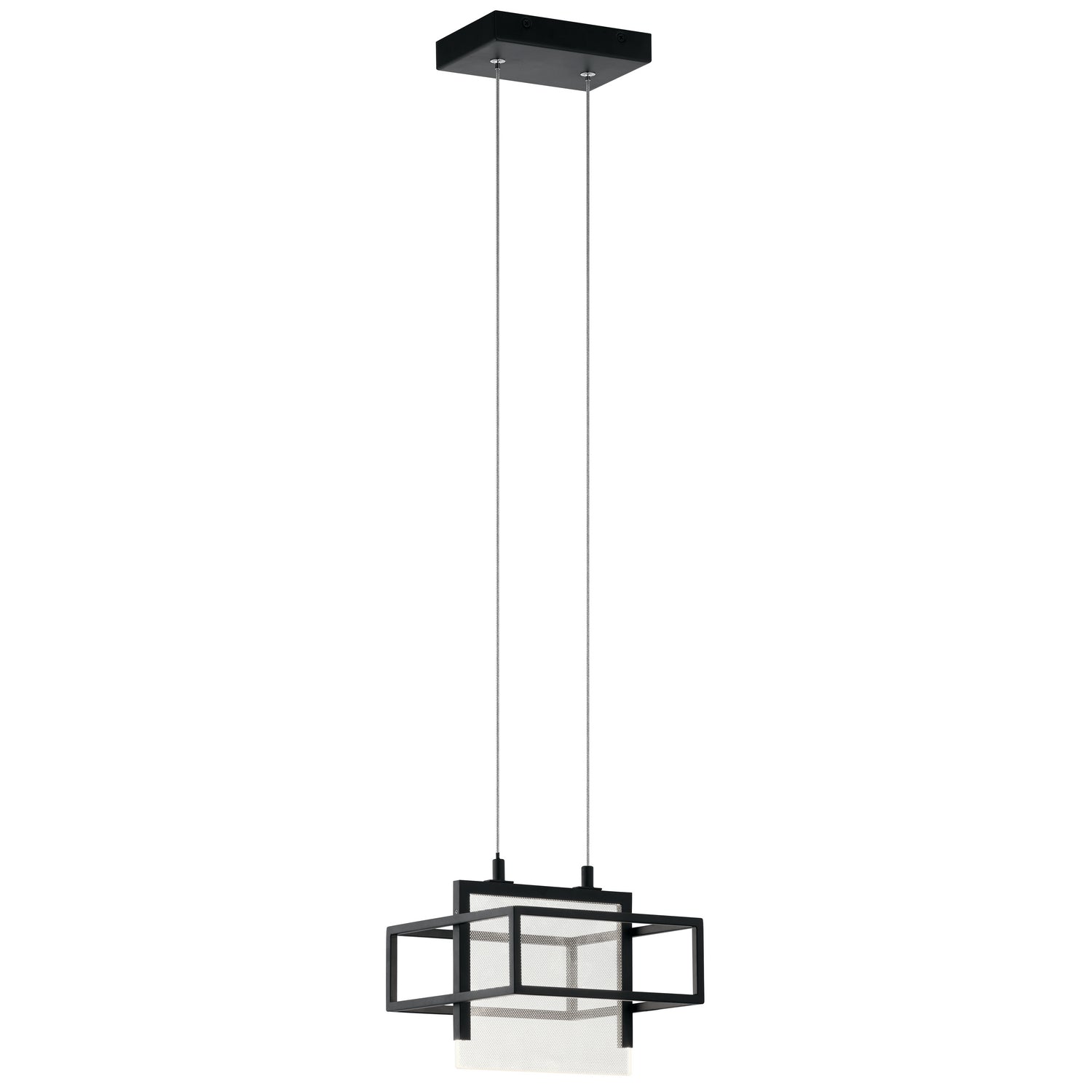 ELAN 84052 Vega 1 Light LED Mini Pendant Matte Black