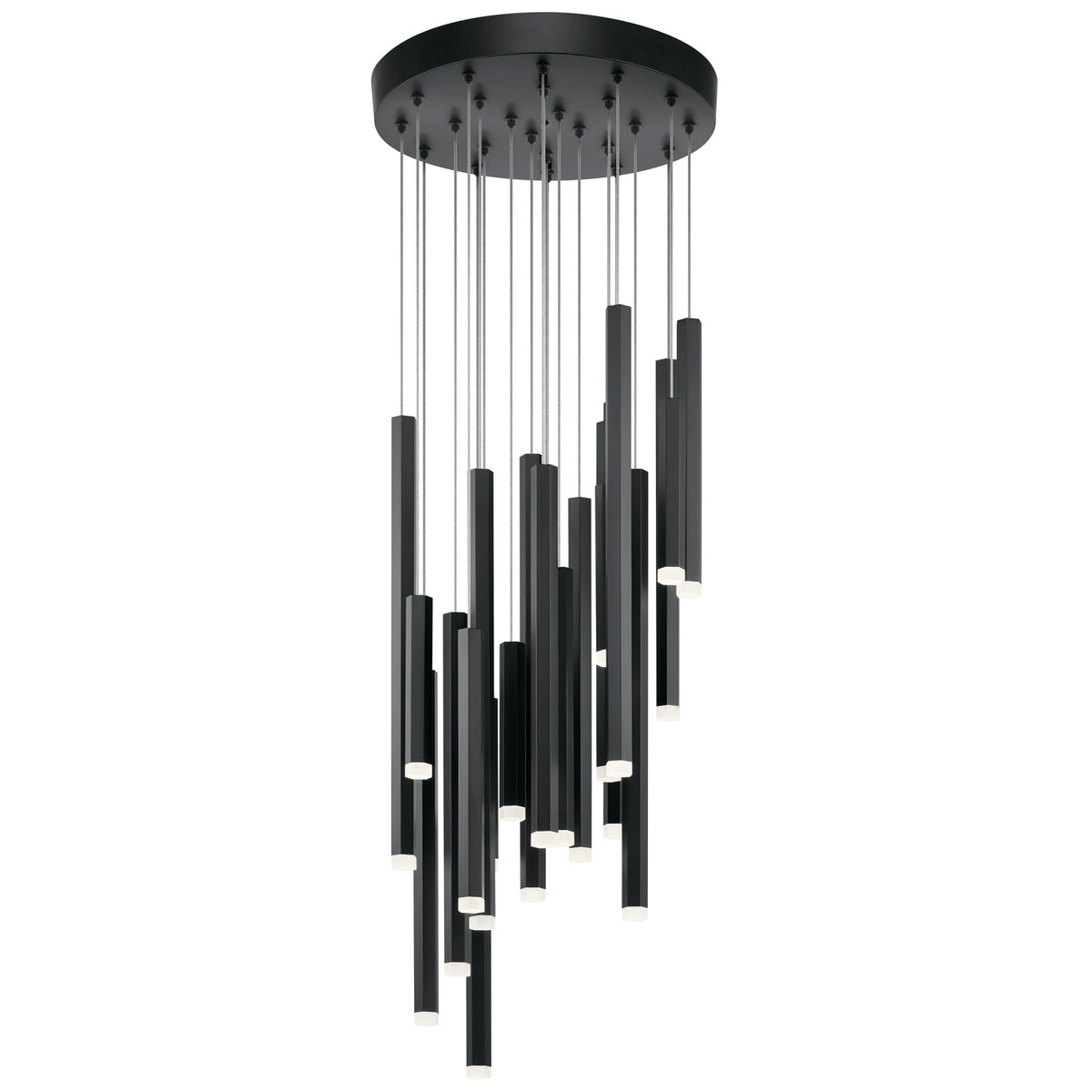 ELAN 84116 Soho 24 Light Pendant Cluster Black