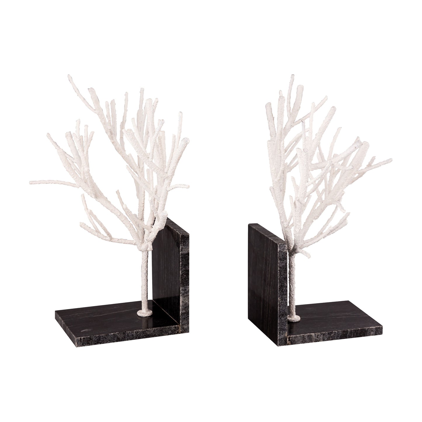 ELK SIGNATURE 8996-005/S2 Aldous Bookends (Pair) with Light Finish