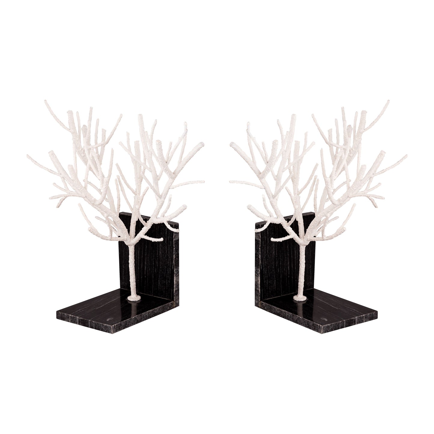 ELK SIGNATURE 8996-005/S2 Aldous Bookends (Pair) with Light Finish