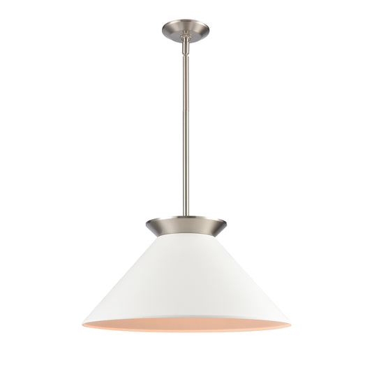 ELK SHOWROOM 89994/1 Cavendish 20'' Wide 1-Light Pendant - Brushed Nickel