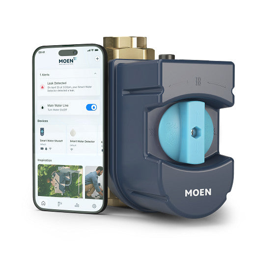 MOEN 900-002 Flo by Moen 1 1/4"Smart Home Water Monitoring And Leak Detection System