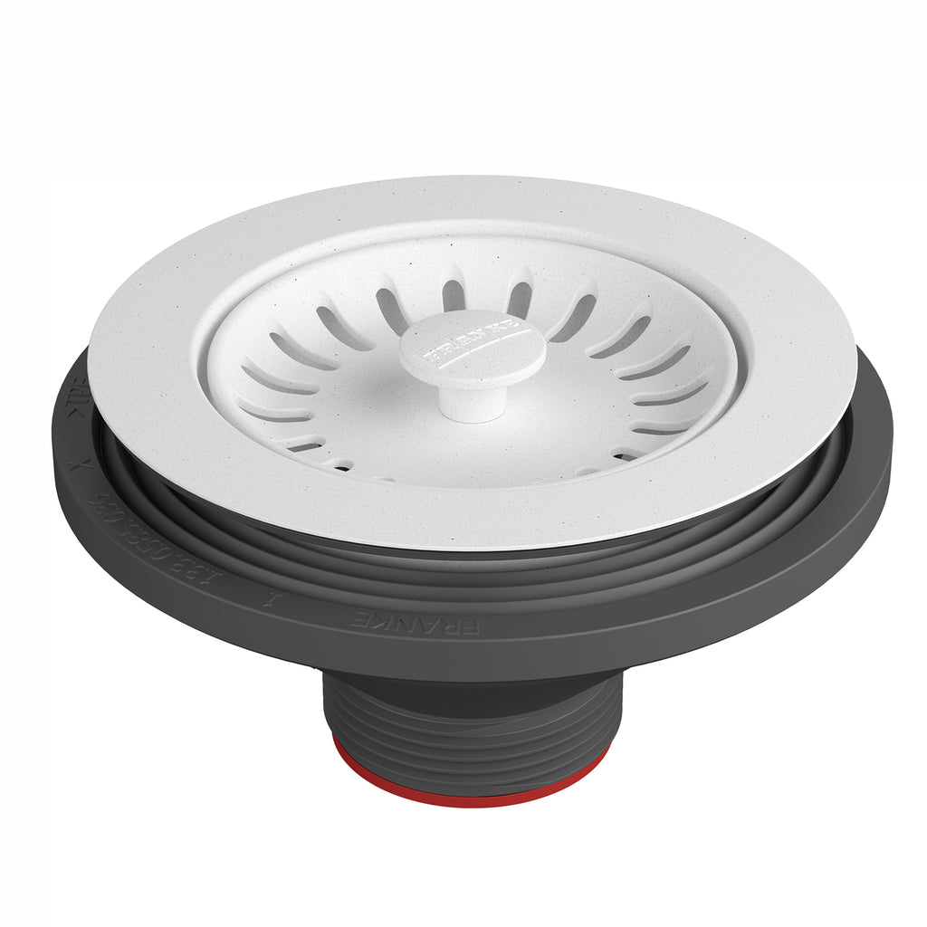FRANKE 900-PWT Colorline Sink Strainer Assembly - Polar White