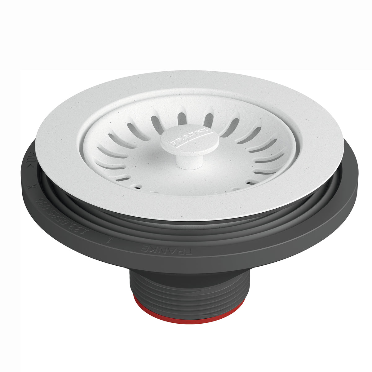 FRANKE 900-PWT Colorline Sink Strainer Assembly - Polar White