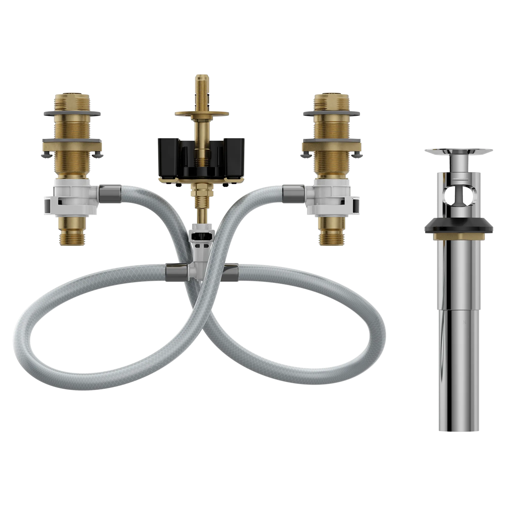 MOEN 69000 M-Pact Includes Bulk Pack Widespread Valve 8" - 16" Center 1/2" Ips Connection