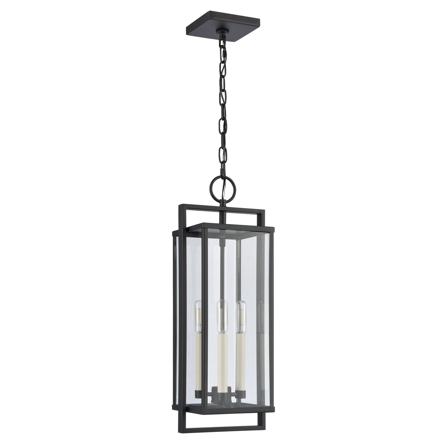 ELK SHOWROOM 90004/3 Gladwyn 22.75'' High 3-Light Outdoor Hanging Light - Matte Black