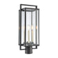 ELK SHOWROOM 90005/3 Gladwyn 21.5'' High 3-Light Outdoor Post Light - Matte Black