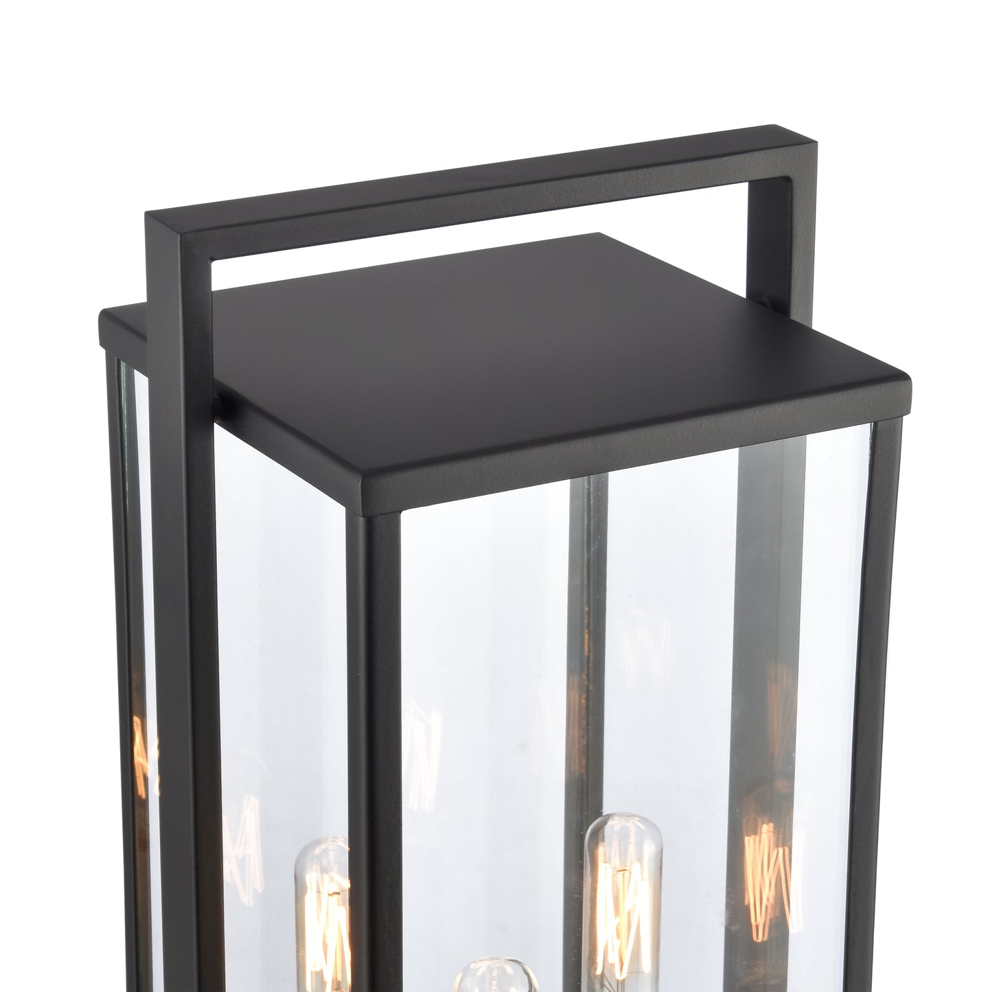 ELK SHOWROOM 90005/3 Gladwyn 21.5'' High 3-Light Outdoor Post Light - Matte Black