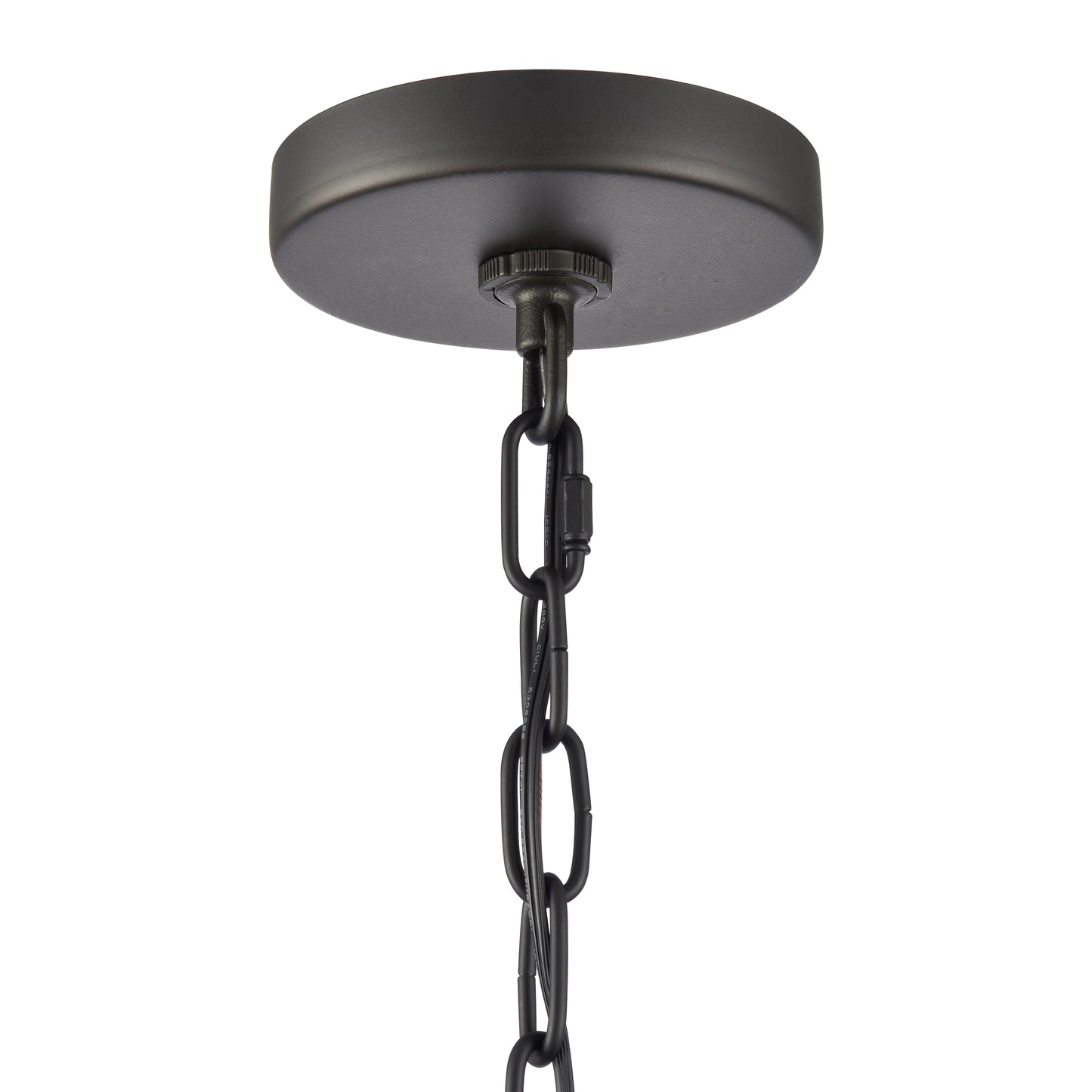 ELK SHOWROOM 90013/1 Augusta 19'' High 1-Light Outdoor Hanging Light - Matte Black