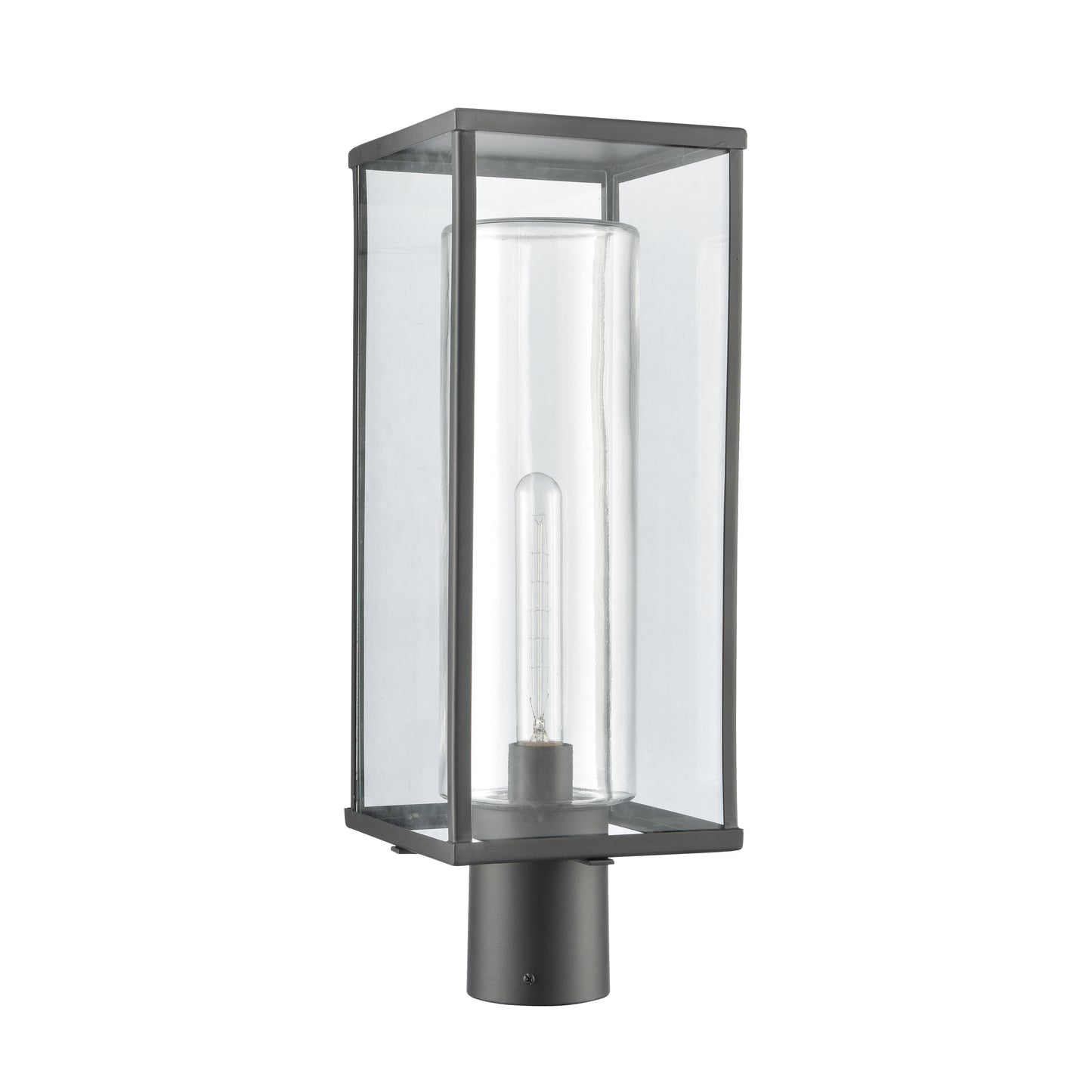 ELK SHOWROOM 90014/1 Augusta 19.75'' High 1-Light Outdoor Post Light - Matte Black