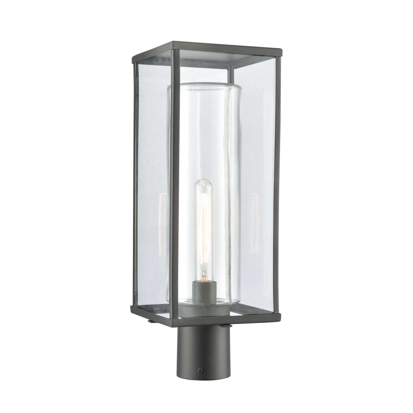 ELK SHOWROOM 90014/1 Augusta 19.75'' High 1-Light Outdoor Post Light - Matte Black